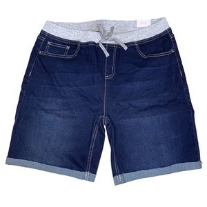 Justice Girlfriend Pull-On Bermuda Jean Shorts size 20 plus